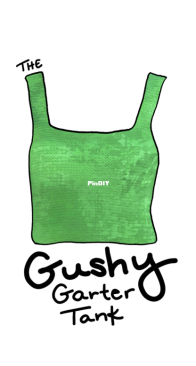 Gushy Garter Tank by Park Williams - Park&Knit