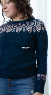 Veneto Sweater by Olga Putano - Handmade Closet - English