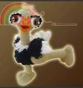 Delicious Crochet - Paola Navarro- Olga the Ostrich - Spanish