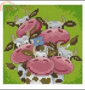 Cow Family from Wonderful Moments 1-2009