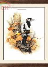 I Love CrossStitch ILCS ZXL-009 - Dendrocopos Major