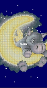Hippo on the moon by Nadezhda Gavrilenkova XSD