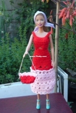 Maguinda Bolsón - Ludmila dress and bag set for dolls