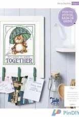 Take Shelter Together - Rainy Day Kitty by Durene Jones from The World of Cross Stitching TWOCS 240 XSD