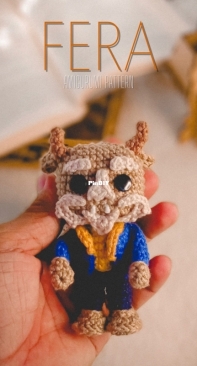 Edu Amigurumis - Eduardo Santos - Beast - Fera - Portuguese