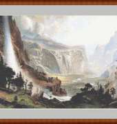 Classic Cross Stitch  SC 114  Yosemite, by A Bierstead