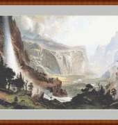 Classic Cross Stitch  SC 114  Yosemite, by A Bierstead