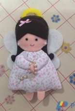 A little angel in felt