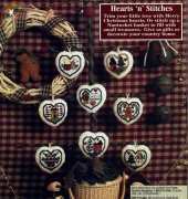 Country Christmas Hearts by Jeremiah Junction from Cross Country Stitching December 2003