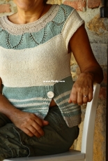 Douceur de sauge Top by Linda Allegra-English,Italian-Free