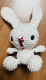 White bunny