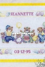 Lanarte 15537 - Birth Sampler Jeannette XSD