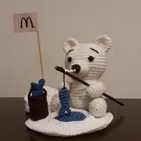 Fishing bear
