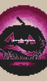 Paradise Stitch - Purple Pumpkin by Olga Lankevich