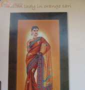 Lanarte PN-145758 Indian Lady in Orange Sari