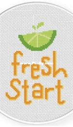 Daily Cross Stitch . Fresh Start