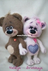 NIB - Natalya Brutskaya  - Valentines Bear - Russian - Free