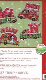 Dimensions 70-8974 Holiday Truck Ornaments PCS