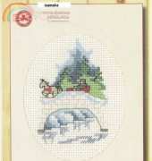 Permin 17-5244 Christmas Card