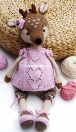 Polushka Bunny - Maria Ermolova - Heart Outfit for deer doll - Spanish