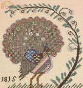 The Lady in Thread - Antique Folk Art Bird II