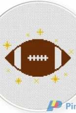 Daily Cross Stitch  - Football Star