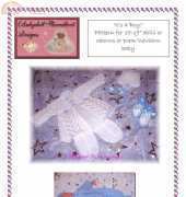 babydoll hand knit E3 its a boy 16-19"