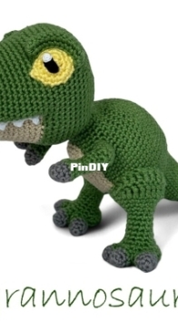 Sabrinas Crochet - Sabrina Somers - T.Rex - dinosaur French or English