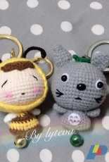 Crochet Activity ~ Little Bee & Little Totoro Key Chain