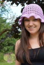 AllieCats Hats and Crafts- RaeLynn Orff- My Fair Lady Sun Hat