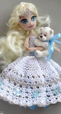 Paprika Crochet Dolls - Maria Gavrilova - Мария Гаврилова - Snow Maiden - Снегурочка - Russian