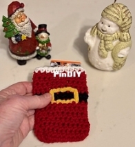 Carroway Crochet  - Pam Carr - The Santa Gift Card Holder