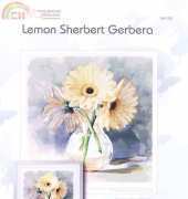 I Love Cross Stitch MK-002 Lemon Sherbert Gerbera