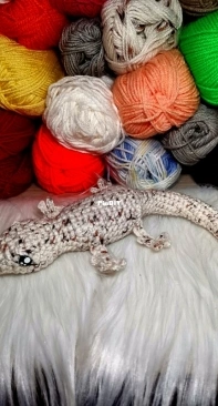 Amigurumi gecko