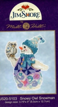 Mill Hill Jim Shore JS20-5103 Snowy Owl Snowman