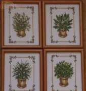4 x herbs, my work