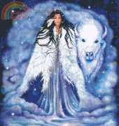HAED HAEBAB 1202 White Buffalo woman by Barbara Brown