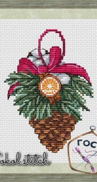 New Years Eve Pinecone by Galina Eliseeva