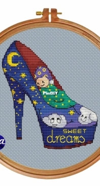 Xstitch Tower - Shoe 1 by Eva Lermontov