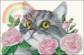 Ledi (Lady) 01051 - Cat in Roses XSD