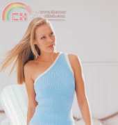 Patons-500973-Asymmetrical Ribs Sleeveless Top-Patons Pattern Library-Free