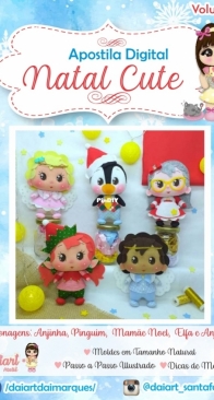 Daiart Atelie - Dai Marques - Cute Christmas vol.1 - Natal Cute vol.1 - Portuguese