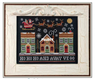 Country Cottage Needleworks Chart 142 - Away We Go