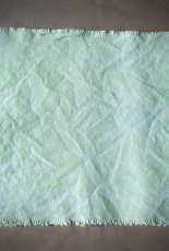 Lime green hand died fabric