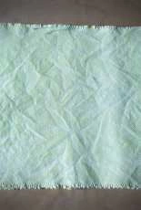 Lime green hand died fabric
