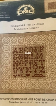 DMC XC0218 - Handkerchief from the Alsace - XSD