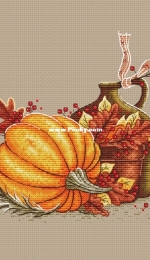 Magic Stitch - Autumn Still Life by Nadezhda Nagornaya / nezhenka.nadin