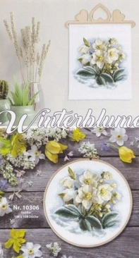 Coricamo 10306 Winterblume from Dein Kreuzstich Magazin Issue 1 - Jan/Feb. 2021