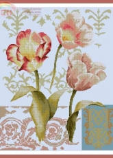 Lanarte 35006 Tulips and Ornaments XSD