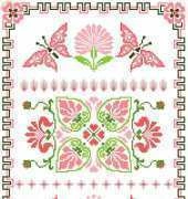 Angie Design - Le Jardin des Papillons Rose PCS
